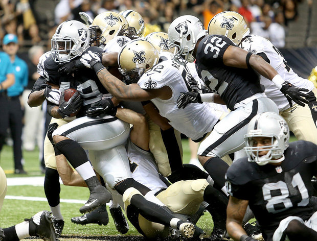 raiders vs saints