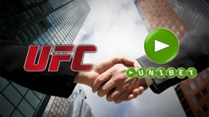 UFC Unibet handshake