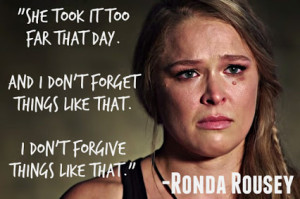 ronda cries