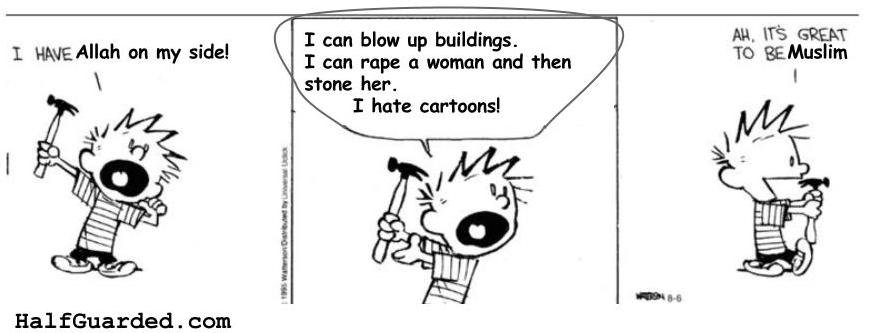Calvin Hates Islam and Muslims