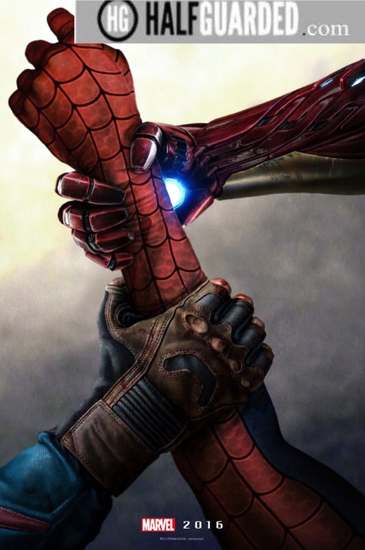 Spider-Man Captain America Civil War poster