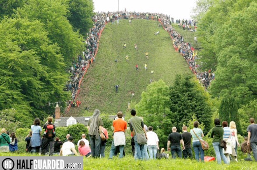 Cheese-rolling