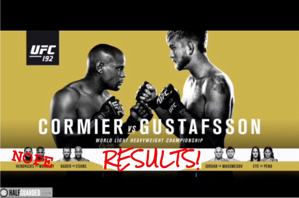 UFC 192 Free Stream of Consciousness