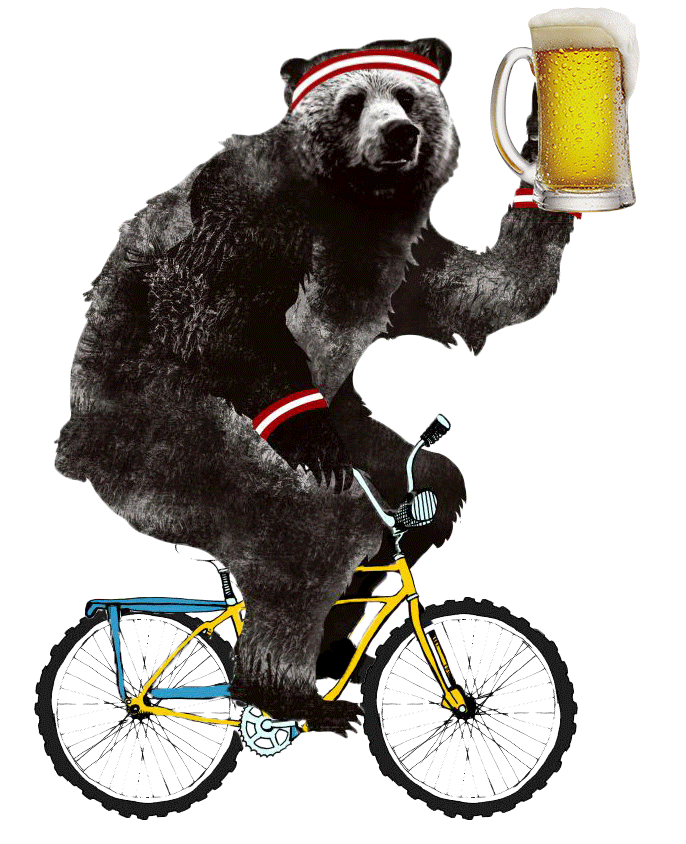 Bear with beer