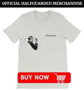 I LOVE YOU SMOKING T SHIRT AD