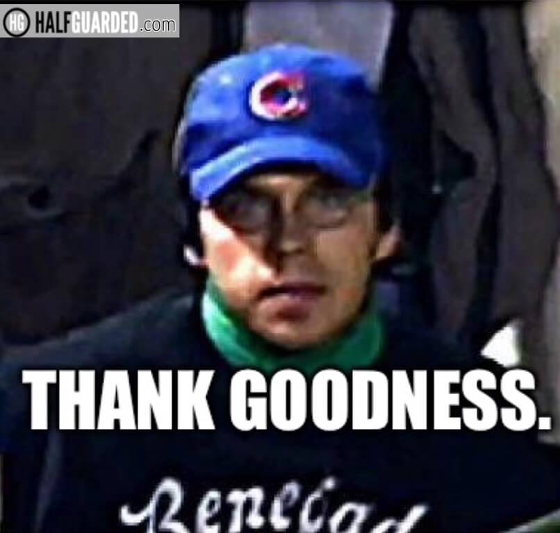 Cubs win meme