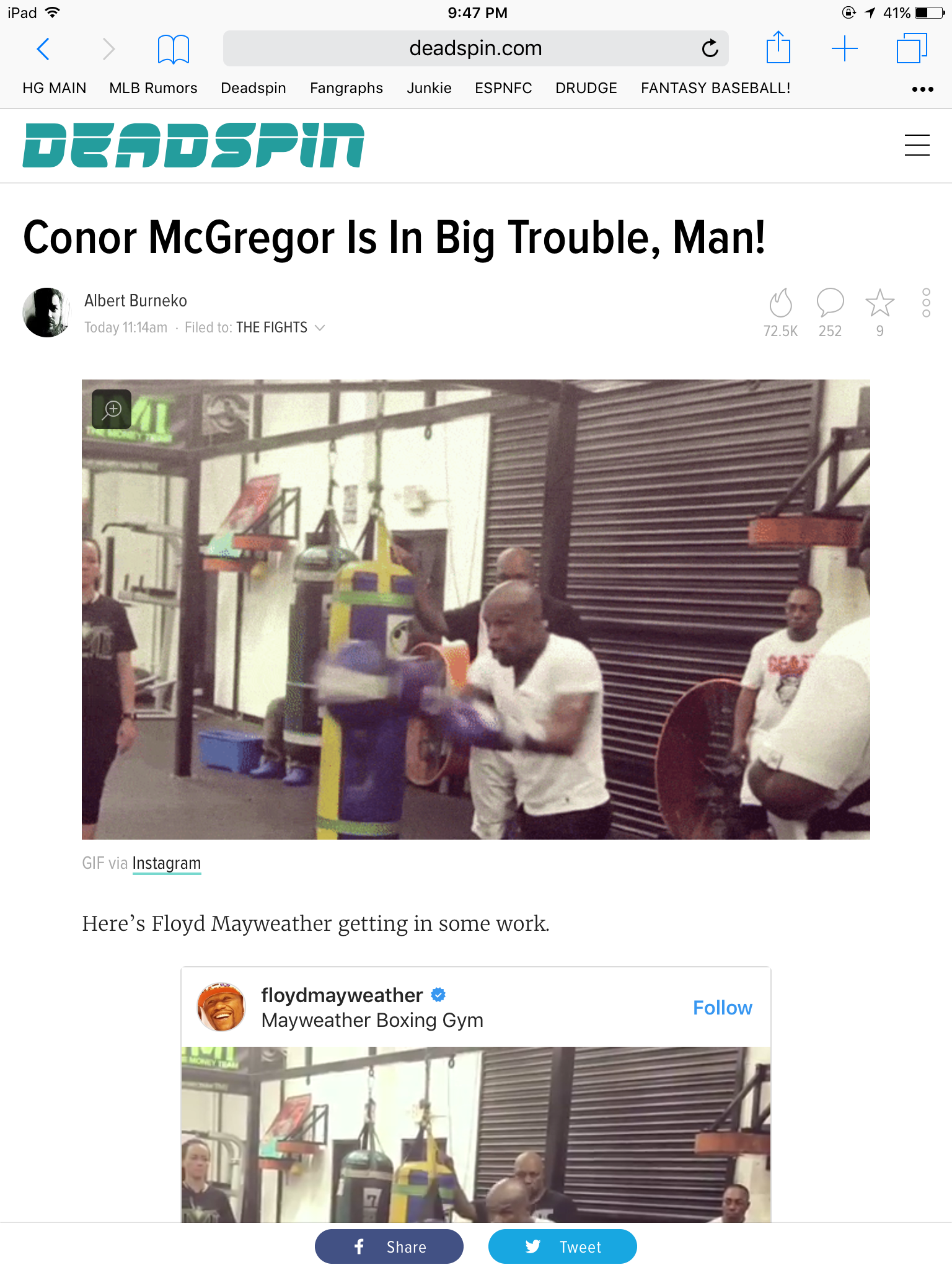 Conor vs Floyd hot takes 