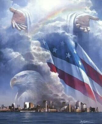 Jesus and God and USA 