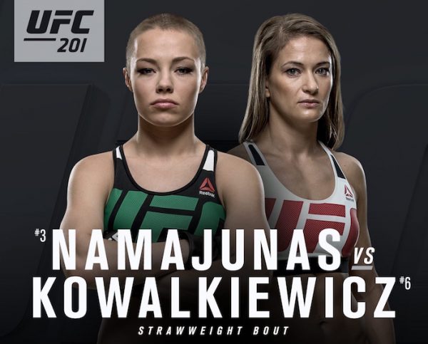 Rose Namajunas vs. Karolina Kowalkiewicz