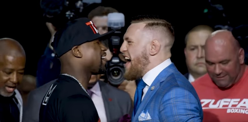 conor yelling at floyd