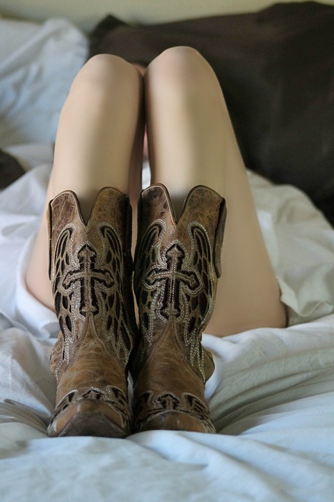 cowboy boots sexy woman