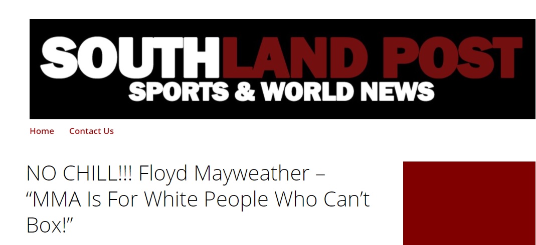 floyd mayweather racist hot take