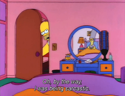 homer sarcasm