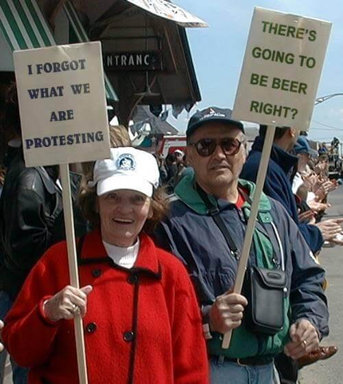 Protesters