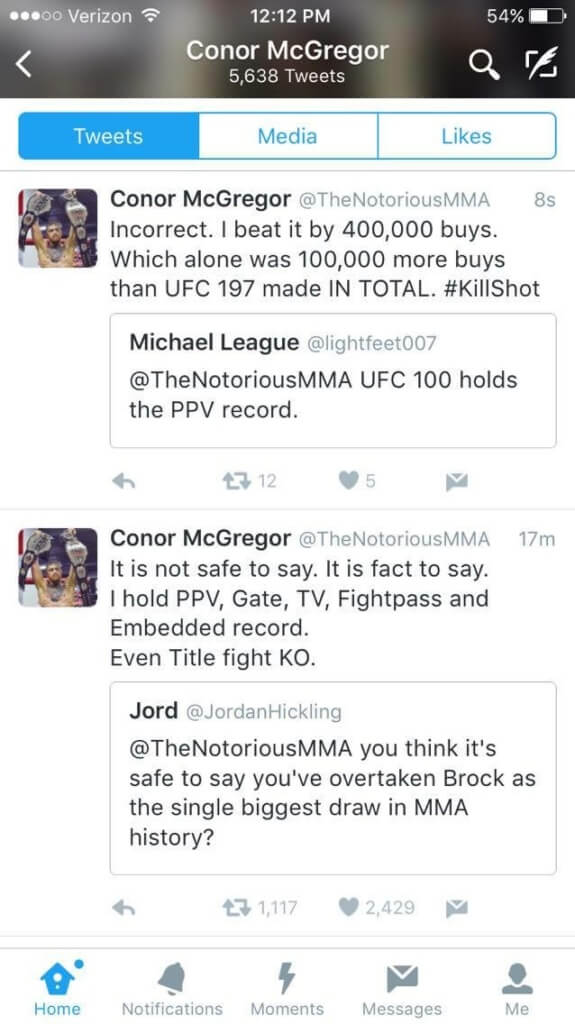 mcgregor tweet