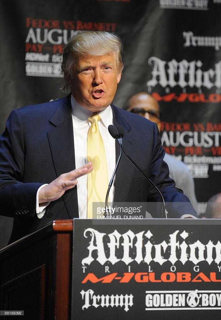 trump affliction mma ufc