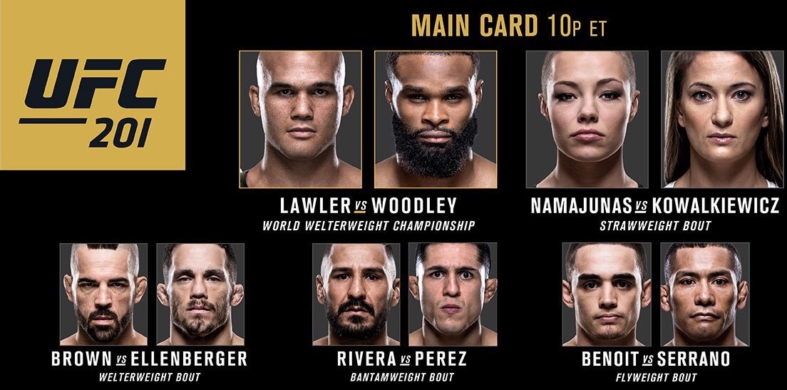 UFC 201 card