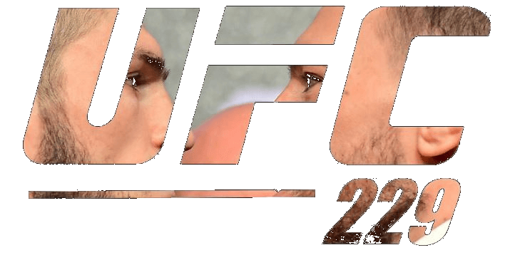 UFC 229 Transparent Over Conor and Khabib
