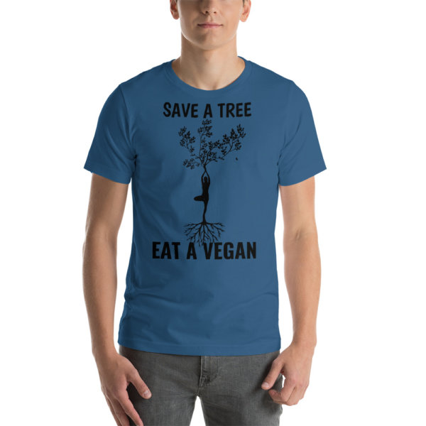 save a tree eat a vegan t shirt