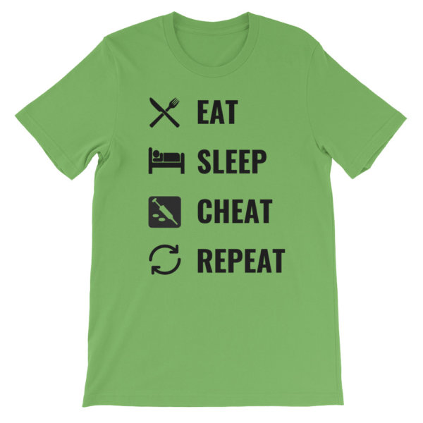 EAT SLEEP CHEAT REPEAT T SHIRT