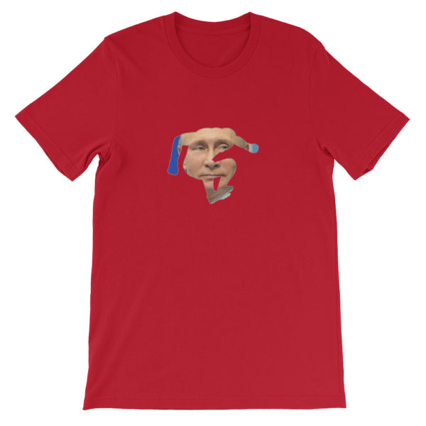 KHABIB W PUTIN FACE FLYING T SHIRT