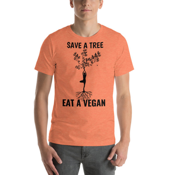 save a tree eat a vegan t shirt