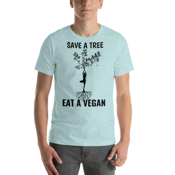 save a tree eat a vegan t shirt