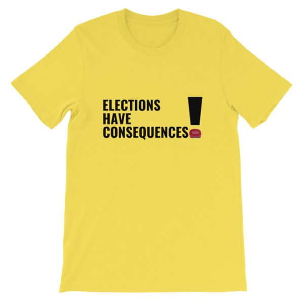 ELECTIONS HAVE CONSEQUENCES T SHIRT