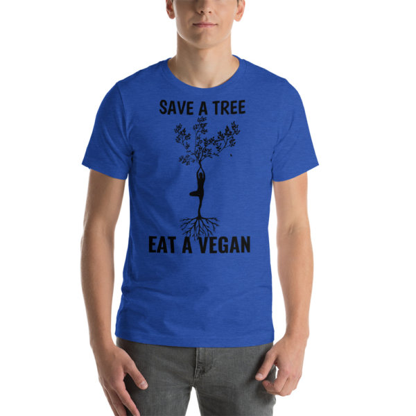 save a tree eat a vegan t shirt