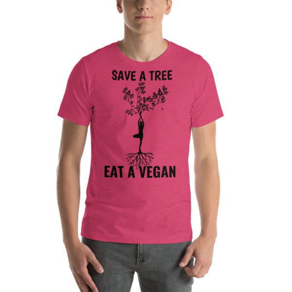 save a tree eat a vegan t shirt