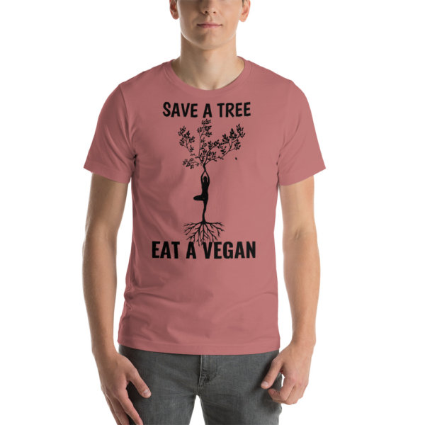 save a tree eat a vegan t shirt