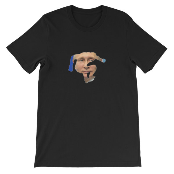 KHABIB W PUTIN FACE FLYING T SHIRT