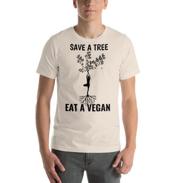 save a tree eat a vegan t shirt