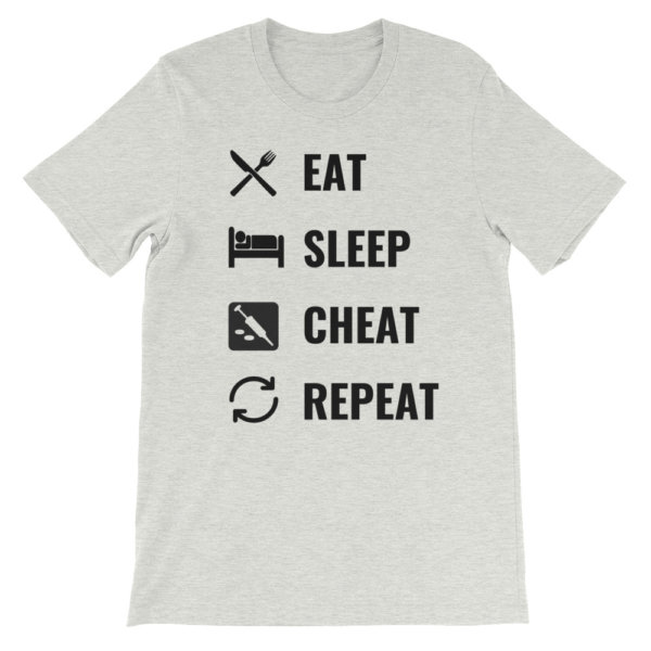 EAT SLEEP CHEAT REPEAT T SHIRT