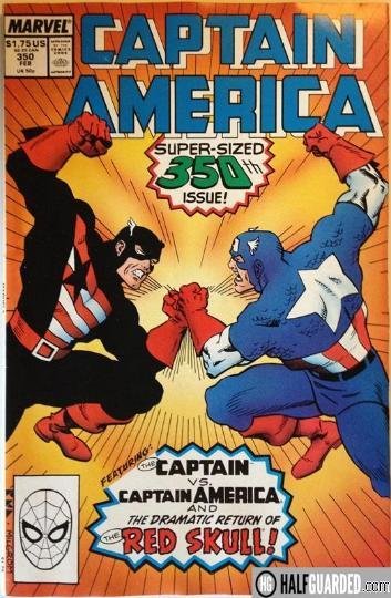 captain vs captain america - best comic book fights
