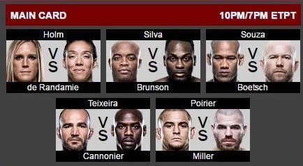 ufc 208 main card