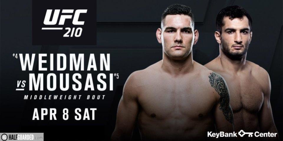 ufc 210 weidman vs mousasi